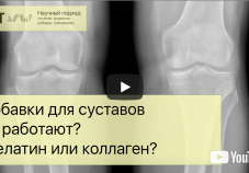 Видео: помогает ли суставам желатин и коллаген? Отвечает Борис Цацулин.