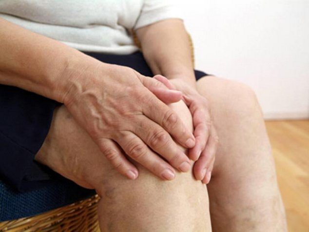 Боль в колене при артрите 