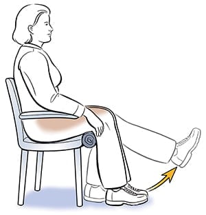 Упражнения для коленей при артрозе для пожилых