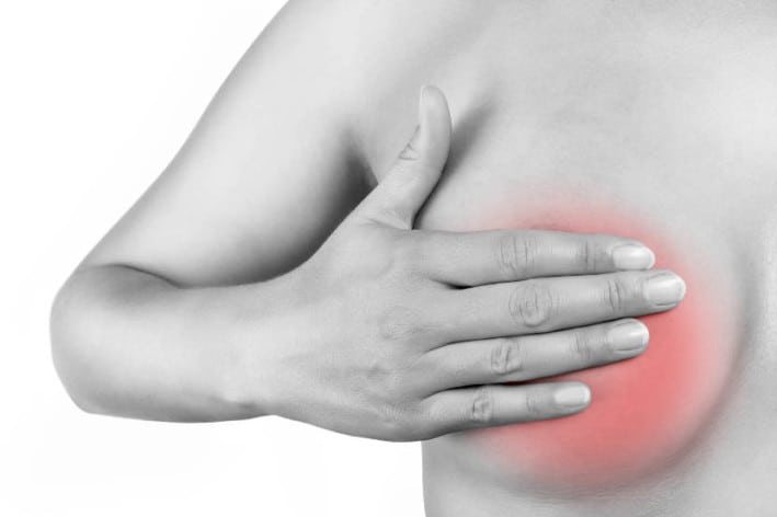 Болит правая грудная железа и спина